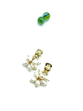 Freshwater pearls dangles ( clip on earrings)