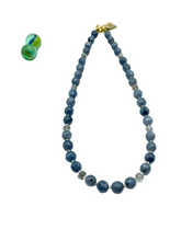 GRAY Agate & LABRADORITE necklace