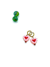 “Pink hearts” hoops