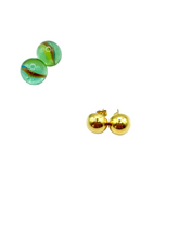 “Bubbles” stainless steel ( gold 12mm )