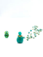 ''PHILTRE DU CALME'' ROSARIO NECKLACE (amazonite)