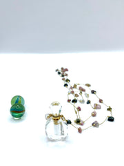 ''PHILTRE DE LUMIERE'' ROSARIO NECKLACE (ROCK QUARTZ)