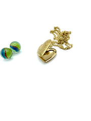 ''OPEN HEART'' STAINLESS STEEL CHAIN NECKLACE