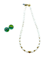 ''mini heart'' Baroque freshwater pearls necklace