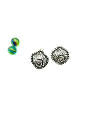 ''WALNUTS'' vintage earrings