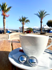 "Meandros" Vintage Earrings