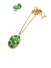 ''RUELLIA'' PENDANT STEEL CHAIN NECKLACE