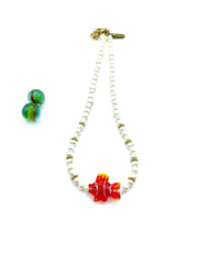 ''BARBOUNA'' NECKLACE / FRESHWATER PEARLS