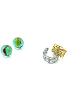 ''BRANCHES'' STAINLESS STEEL RING