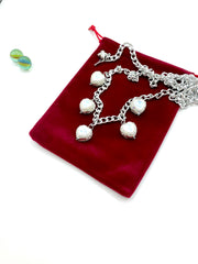 ''ANASTASIA'' CHAIN BELT ( SILVER )