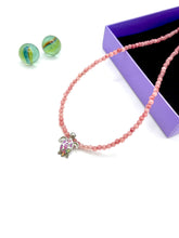 ''TURTLE'' STERLING SILVER , PINK OPAL & AGATE