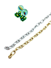 ''BASE'' steel chain (xmas charm bracelet)