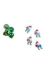 XMAS CHARM ''ΑΓΙΟΣ ΒΑΣΙΛΗΣ'' ΜΕ ΣΜΑΛΤΟ (ΑΣΗΜΙ)