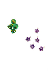 XMAS CHARM ''ΑΣΤΕΡΙ'' (ΜΟΒ/ΑΣΗΜΙ)