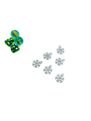 XMAS CHARM ''ΧΙΟΝΟΝΙΦΑΔΑ'' ΜΕ ΣΤΡΑΣ ( ΑΣΗΜΙ)