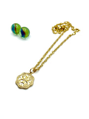 ''MALTESE CROSS'' stainless steel chain necklace