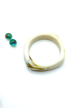 ''OLIVER'' 70s RESIN BRACELET ( ivory )
