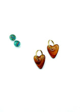 “ Tartarooga big hearts” hoop earrings