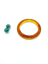 ''STAN'' 70s RESIN BRACELET ( amber )