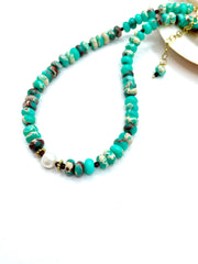 ''JASPER'' gemstone necklace ( veraman )