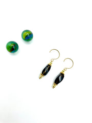 SMOKY QUARTZ DANGLE EARRINGS