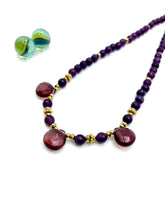 ''PURPLE RAIN'' GEMSTONE NECKLACE