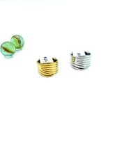 ''Bold basics'' stainless steel RING