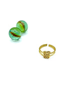 ''braided knot'' stainless steel RING