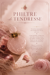 ''PHILTRE DE TENDRESSE'' ROSARIO NECKLACE ( PINK QUARTZ )