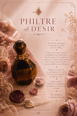 ''PHILTRE DE désir'' ROSARIO NECKLACE (tiger's eye)