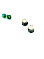 “Gray Anthracite” hoops (boat shaped)