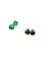 ''SAMMY'' EARRINGS (green-small)