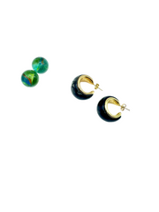 ''GRAY ANTHRACITE'' HOOPS (bombe-large)