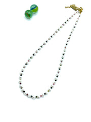 Freshwater pearls & tourmaline necklace