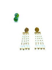 Moonstone chandelier earrings