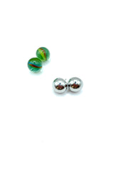 “Bubbles” stainless steel ( silver 12mm )