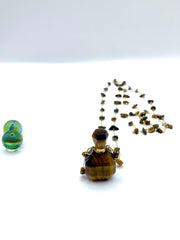 ''PHILTRE DE désir'' ROSARIO NECKLACE (tiger's eye)