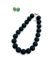 LAVA XL 20MM BASIC NECKLACE (BLACK)