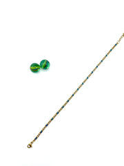 FIGARO CHAIN ANKLET (BLUE)