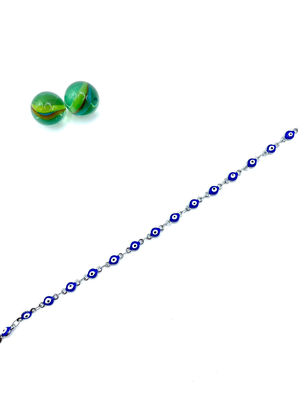 ''Evil eye'' chain ANKLET (Blue)