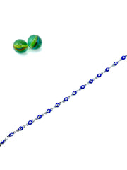 ''Evil eye'' chain ANKLET (Blue)