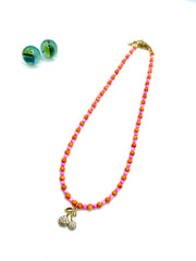 ''CHERRIES'' NECKLACE (MOTHER OF PEARL)