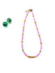 '' MINI SEAHORSE'' NECKLACE (mother of pearl)