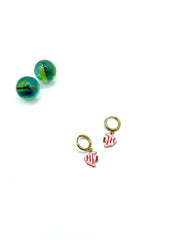 “Pink fish” mini hoops