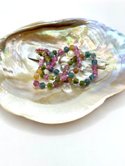 Knot-knot multi jade cubes NECKLACE