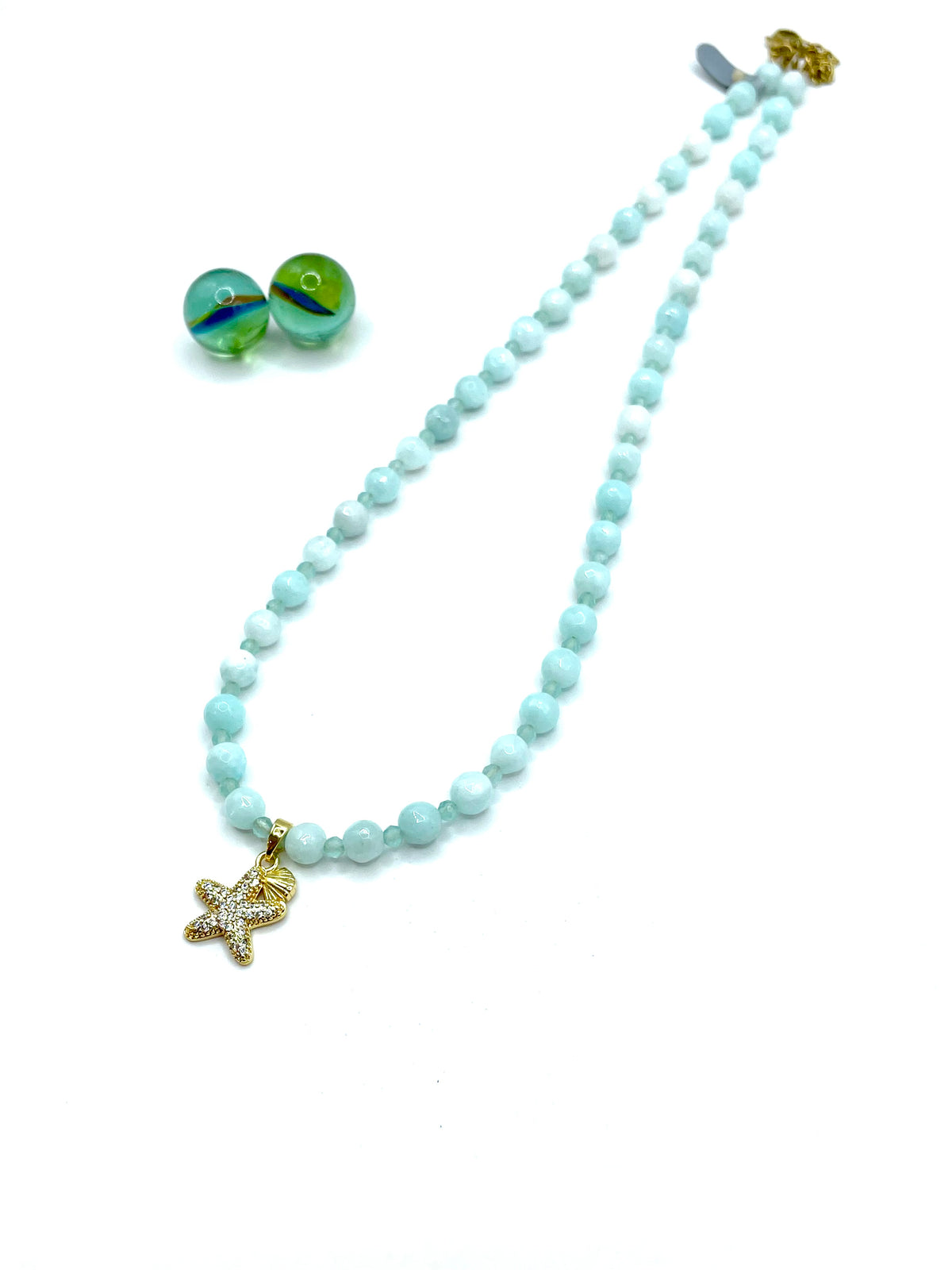 ''STARFISH'' CIEL AGATE NECKLACE