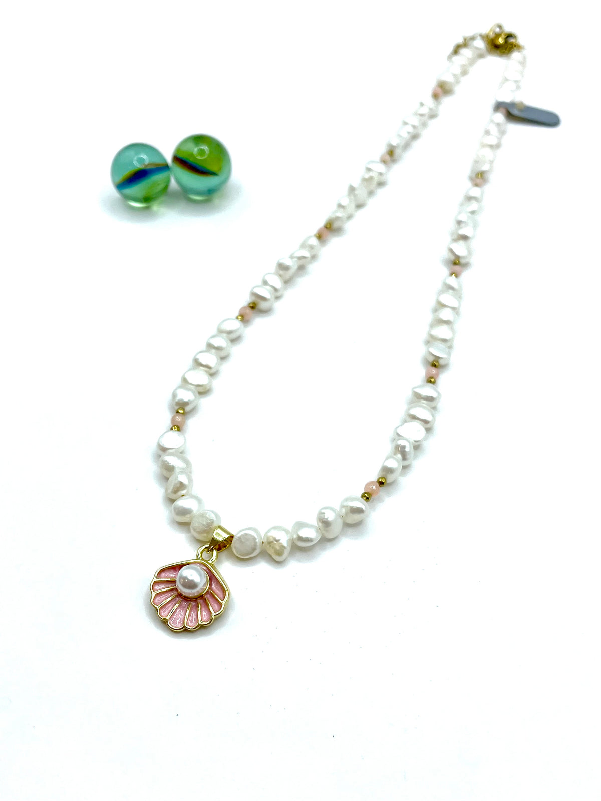 FRESHWATER PEARLS NECKLACE ( VENUS PINK )