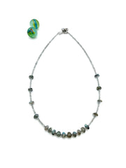 TINY LABRADORITE NECKLACE