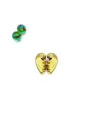 ''ANGEL'S WINGS'' STAINLESS STEEL EARRINGS