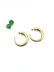 XL HOOPS STAINLESS STEEL